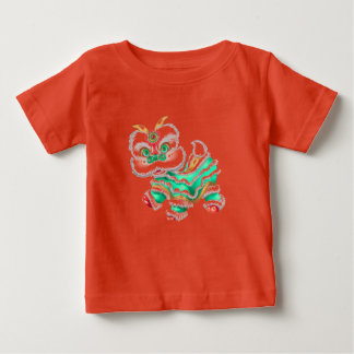 T-shirt Pour Bébé Chinois Nouvel An Dragon Bébé Vert