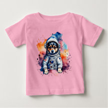 chiot astronaute chien de l'espace mignon