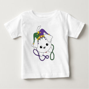 T-shirt Pour Bébé Chiot de mardi gras