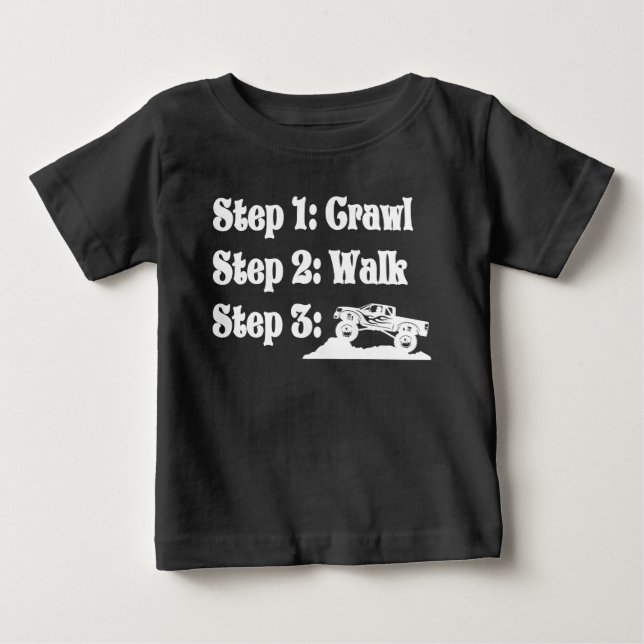 T-shirt Pour Bébé Chirurgie, marche, camionnage hors route 4x4 (Devant)