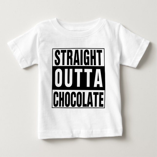 T-shirt Pour Bébé Chocolat chaud (Devant)