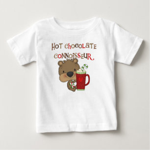 T-shirt Pour Bébé Chocolat chaud Connoisseur Garçon Ours