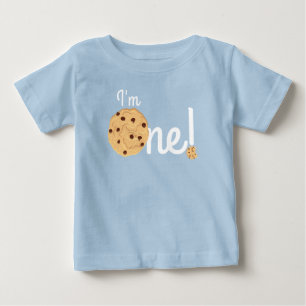 T-shirt Pour Bébé Chocolat Chip Cookie Enfants 1er Anniversaire Fêt