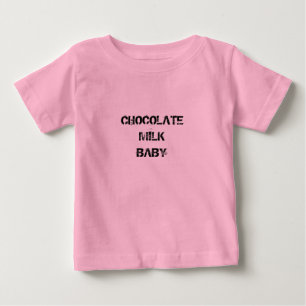 T-SHIRT POUR BÉBÉ CHOCOLAT LAIT BÉBÉ CHEMISES
