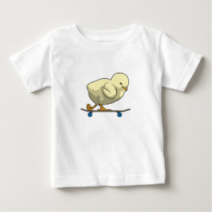 T-shirt Pour Bébé Choisir comme patineur avec skateboard