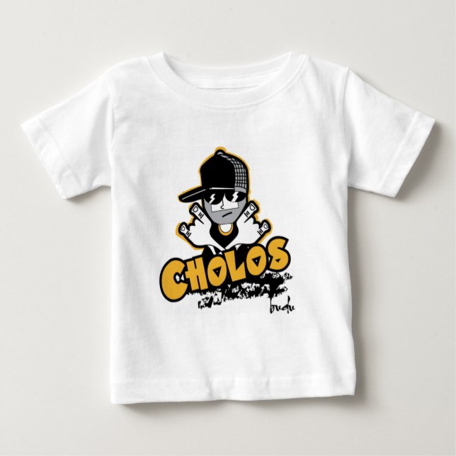 T-shirt Pour Bébé Cholos par BuDu (Devant)