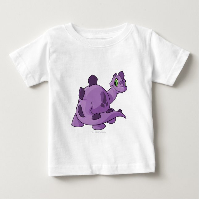 T-shirt Pour Bébé Chomby violet (Devant)