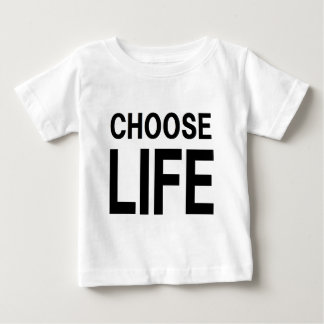 T-SHIRT POUR BÉBÉ CHOOSE　ＬＩＦＥ