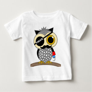T-shirt Pour Bébé chouette chouette pirate