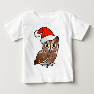 T-shirt Pour Bébé Chouette de l'Est Père Noël