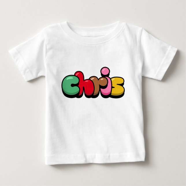 T-shirt Pour Bébé Chris (Devant)