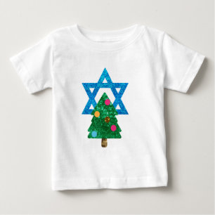 T-shirt Pour Bébé christmukkah hanoukka