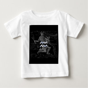 T-shirt Pour Bébé Chrome comme Aquarius Connexion Hevelius Map