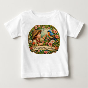 T-shirt Pour Bébé Chuchotements du jardin : un conte perlé de mervei