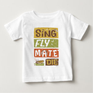 T-shirt Pour Bébé Cicada Sing Fly Mate Die