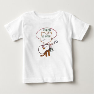 T-shirt Pour Bébé Cinco De Meow Cat T