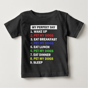T-shirt Pour Bébé Citation amusante d'amoureux des chiens 