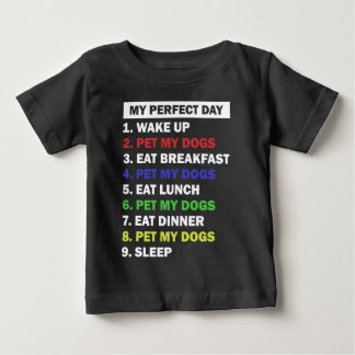 T-shirt Pour Bébé Citation amusante d'amoureux des chiens