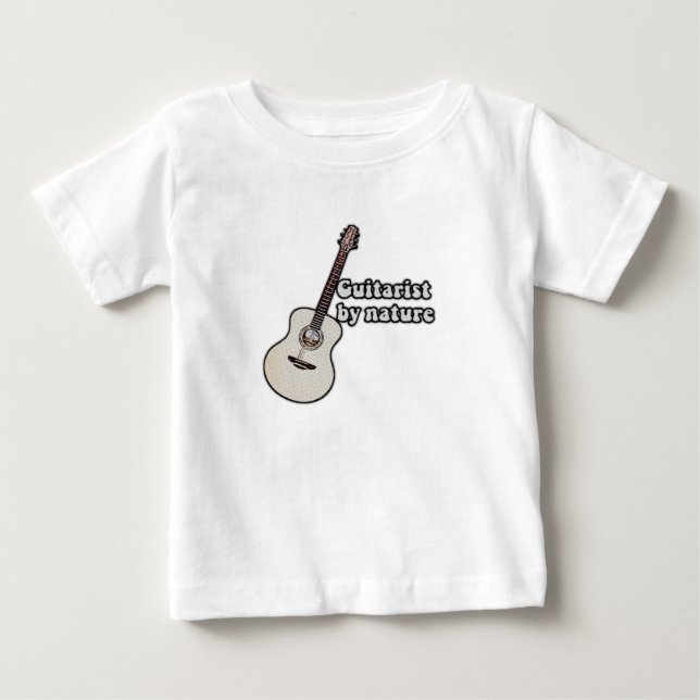 T-shirt Pour Bébé citation de guitare motivante pour guitaristes (Devant)