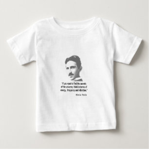 T-shirt Pour Bébé Citation De Nikola Tesla