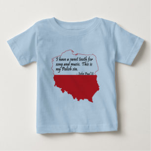 T-shirt Pour Bébé Citation de Pape Jean Paul II