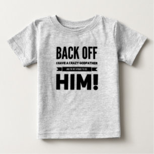 T-shirt Pour Bébé Citation de Parrain Drôle