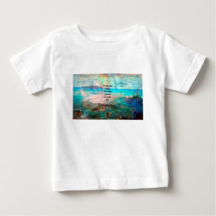 T-shirt Pour Bébé Citation De Rumi Inspiration Sur L'Univers