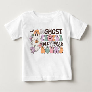 T-shirt Pour Bébé Citation d'Halloween rétro-