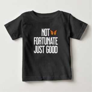 T-shirt Pour Bébé Citation Papillon Monarch 'Pas De Chance, Simpleme