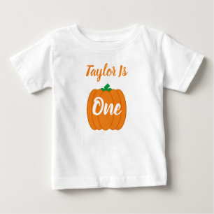 T-shirt Pour Bébé Citrouille 1er anniversaire T-shirt bébé