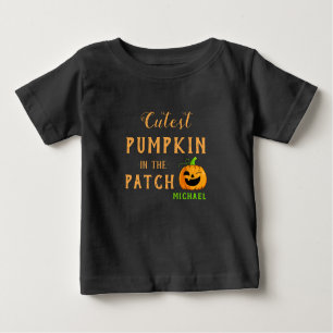 T-shirt Pour Bébé Citrouille le plus précis dans le patch Unisex per