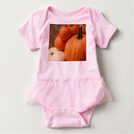 T-shirt Pour Bébé citrouilles pour Halloween sur le pont