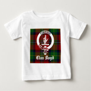 T-shirt Pour Bébé Clan Boyd Crest Tartan