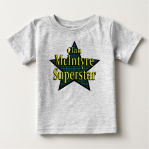 T-shirt Pour Bébé Clan McIntyre Superstar bébé Creeper biologique