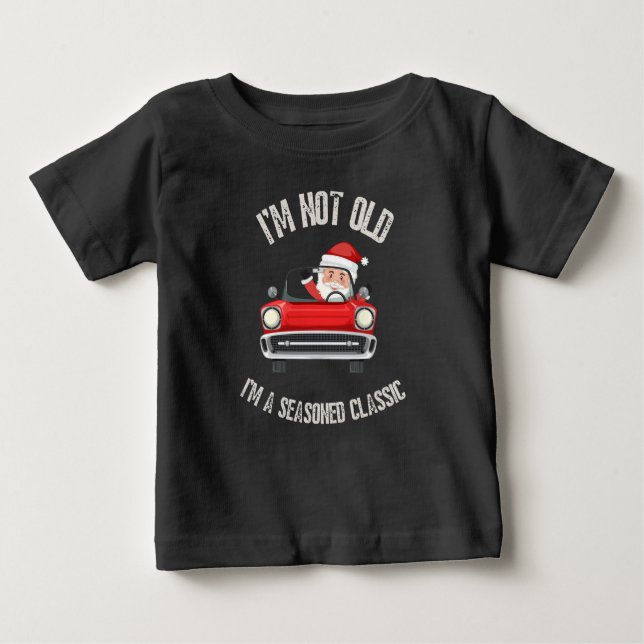 T-shirt Pour Bébé Classique saisonnier pas vieux Croisière en voitur (Devant)