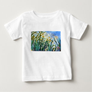 T-shirt Pour Bébé Claude Monet Yellow Irises et Malva 19
