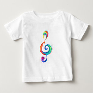 T-shirt Pour Bébé Clé arc-en-ciel