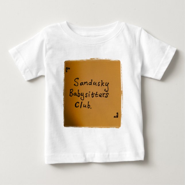 T-shirt Pour Bébé Club de babysitters de Sandusky (Devant)