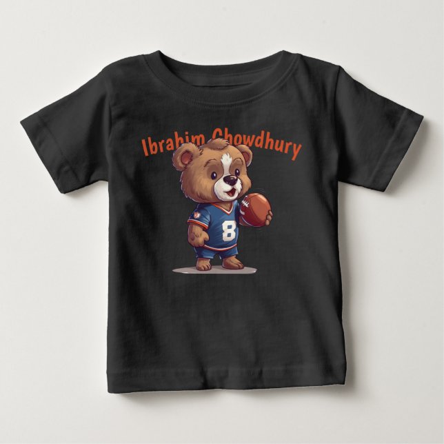 T-shirt Pour Bébé Club de football (Devant)