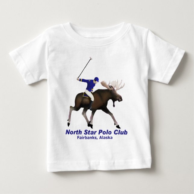T-shirt Pour Bébé Club de polo North Star (Moose) (Devant)