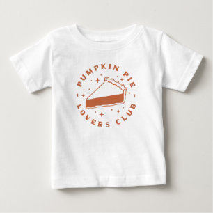 T-shirt Pour Bébé Club des amateurs de tartes citrouilles