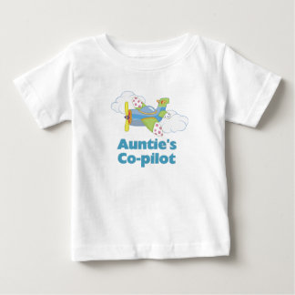 T-shirt Pour Bébé Co-pilote de Tante