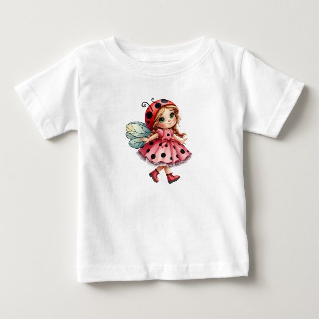 T-shirt Pour Bébé Coccinelle joueur (Devant)