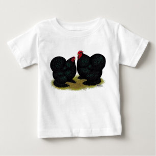 T-shirt Pour Bébé Cochins Black Bantam Paire