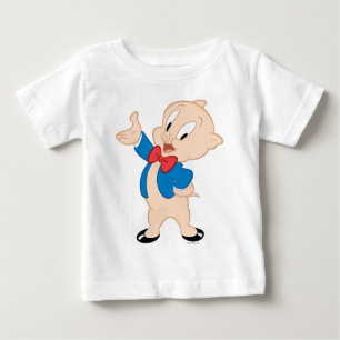 T-shirt Pour Bébé Cochon de porc   Pose classique