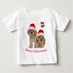 T-shirt Pour Bébé Cocker spaniel Noël