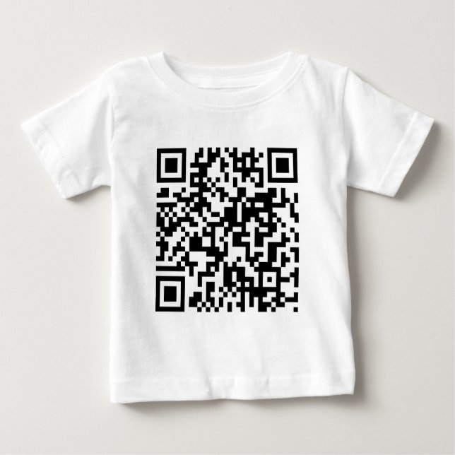 T-shirt Pour Bébé Code de QR (Devant)