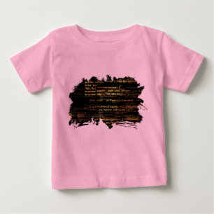 T-shirt Pour Bébé Code ordinateur