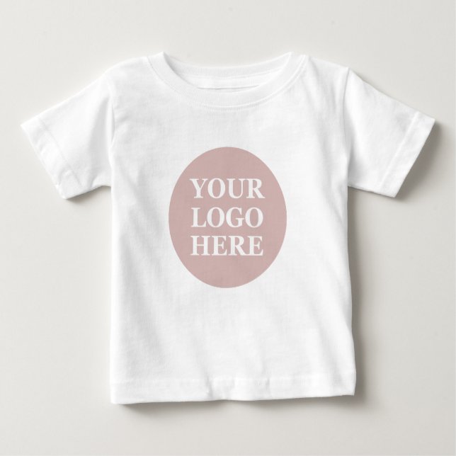 T-shirt Pour Bébé Code QR noir élégant et élégant (Devant)