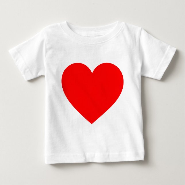 T-shirt Pour Bébé Coeur (Devant)